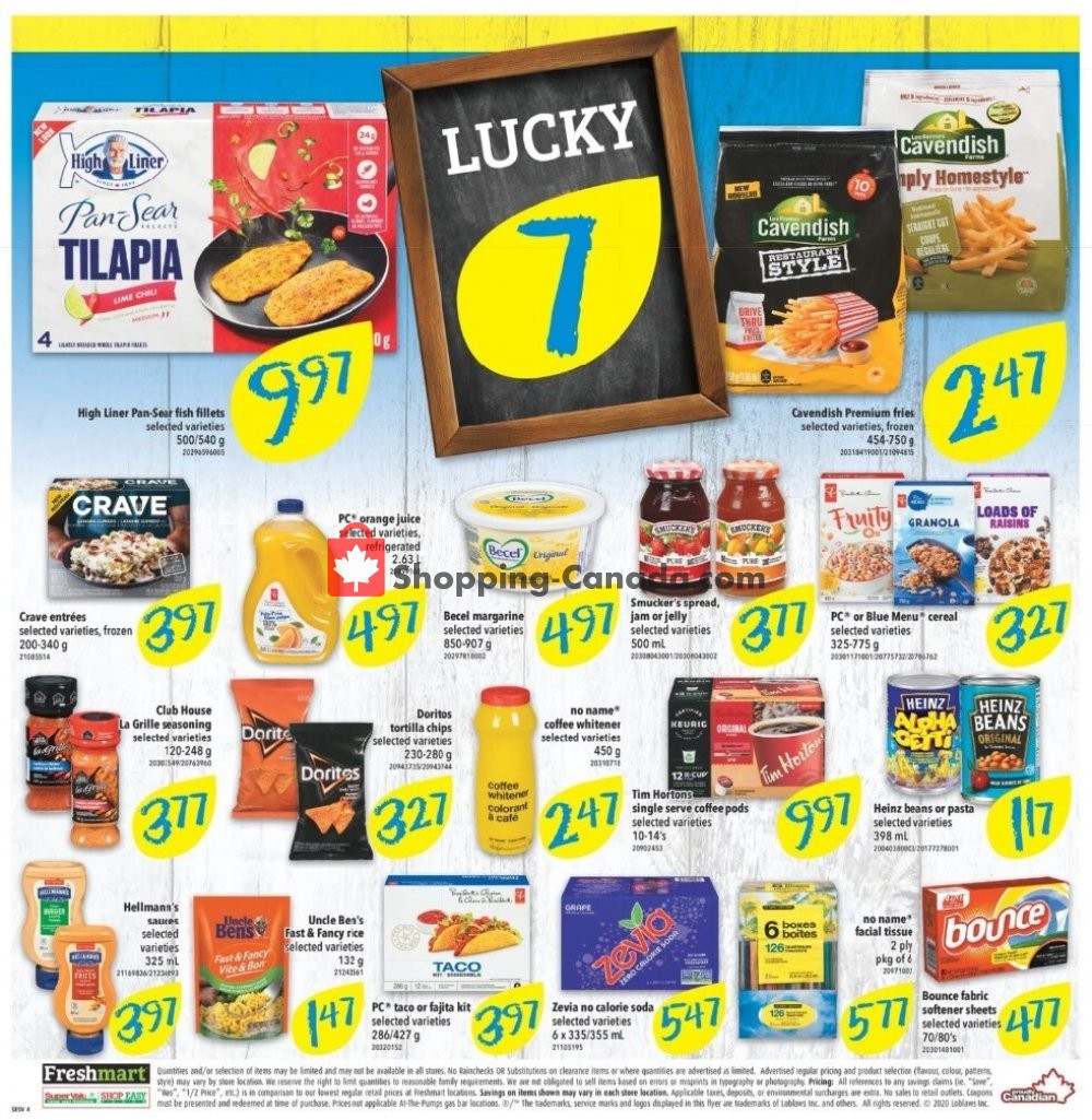 Shop Easy Foods & SuperValu flyer from Friday July 10, 2020 to Thursday July 16, 2020 - page 4