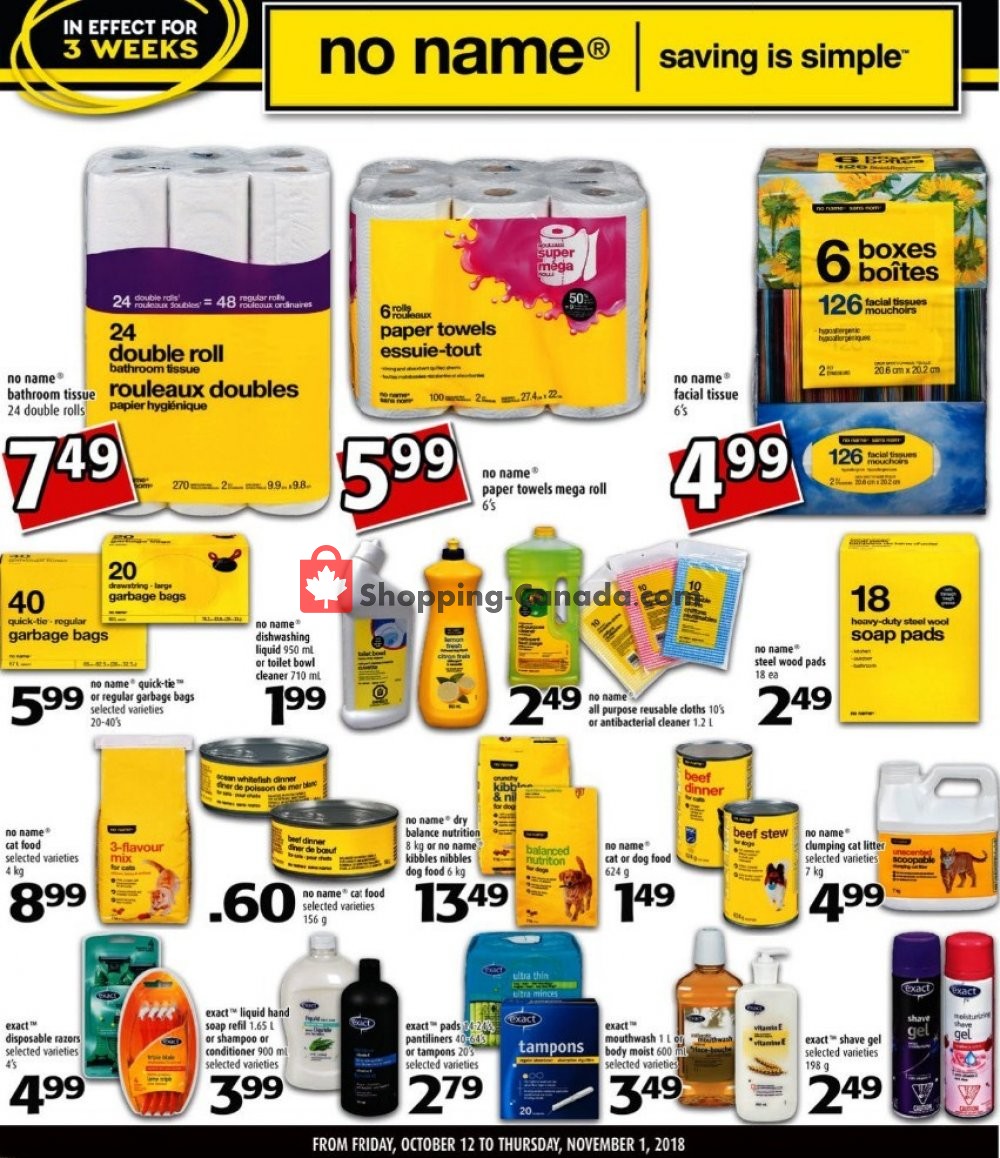 Shop Easy Foods & SuperValu flyer from Friday October 12, 2018 to Thursday November 1, 2018 - page 4