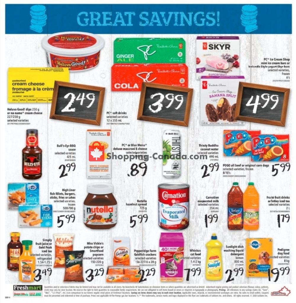Shop Easy Foods & SuperValu flyer from Friday August 7, 2020 to Thursday August 13, 2020 - page 4
