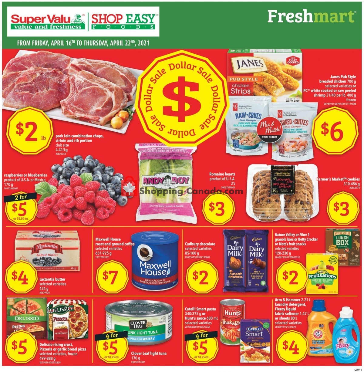 Shop Easy Foods & SuperValu flyer from Friday April 16, 2021 to Thursday April 22, 2021 - page 1