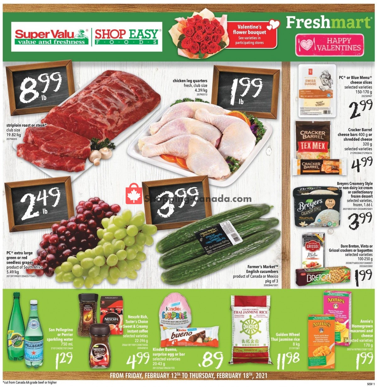 Shop Easy Foods & SuperValu flyer from Friday February 12, 2021 to Thursday February 18, 2021 - page 1