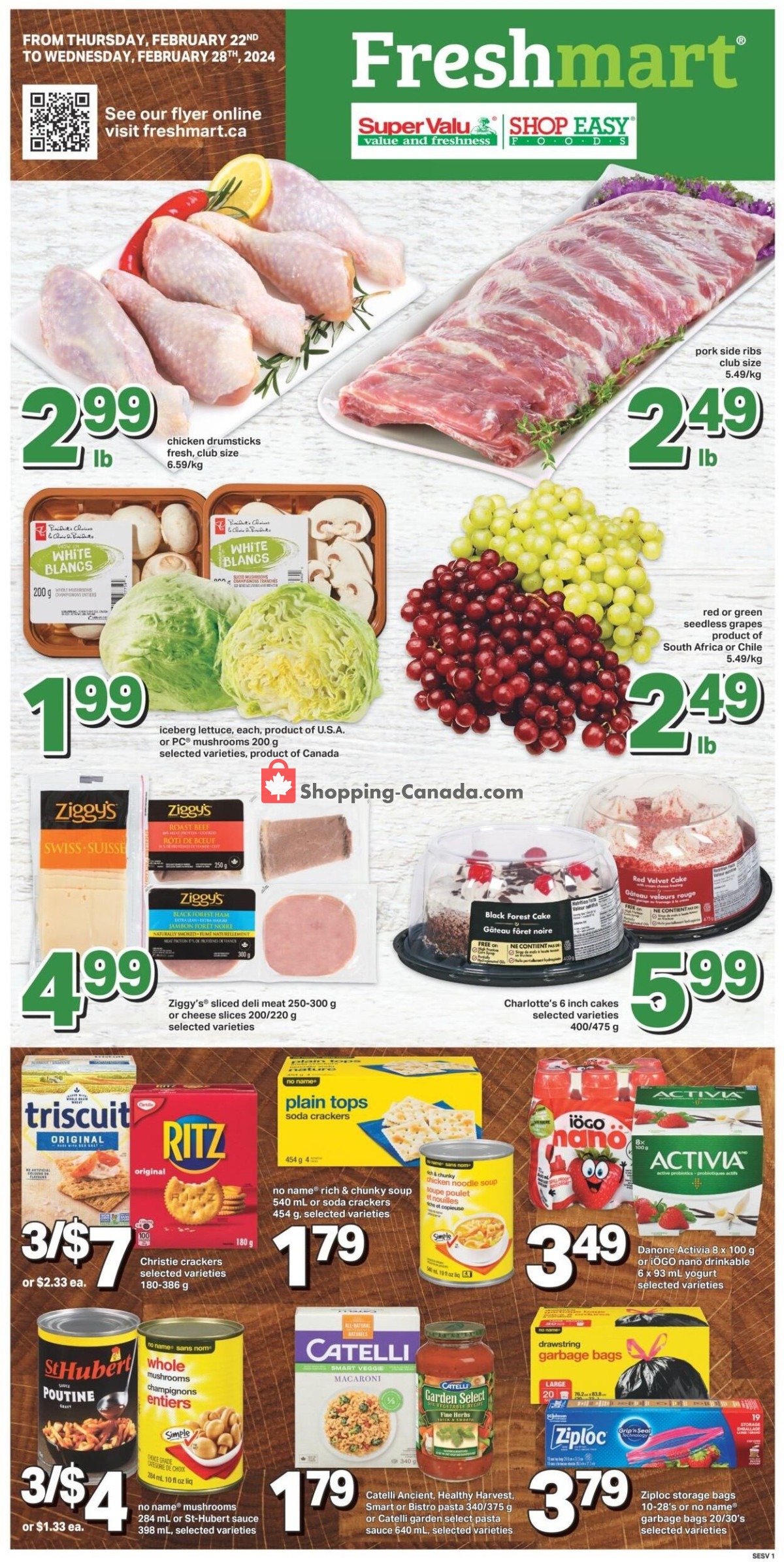 Shop Easy Foods & SuperValu flyer from Thursday February 22, 2024 to Wednesday February 28, 2024 - page 2