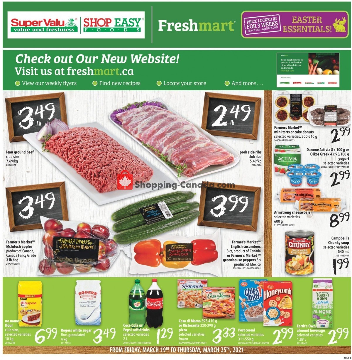 Shop Easy Foods & SuperValu flyer from Friday March 19, 2021 to Thursday March 25, 2021 - page 1