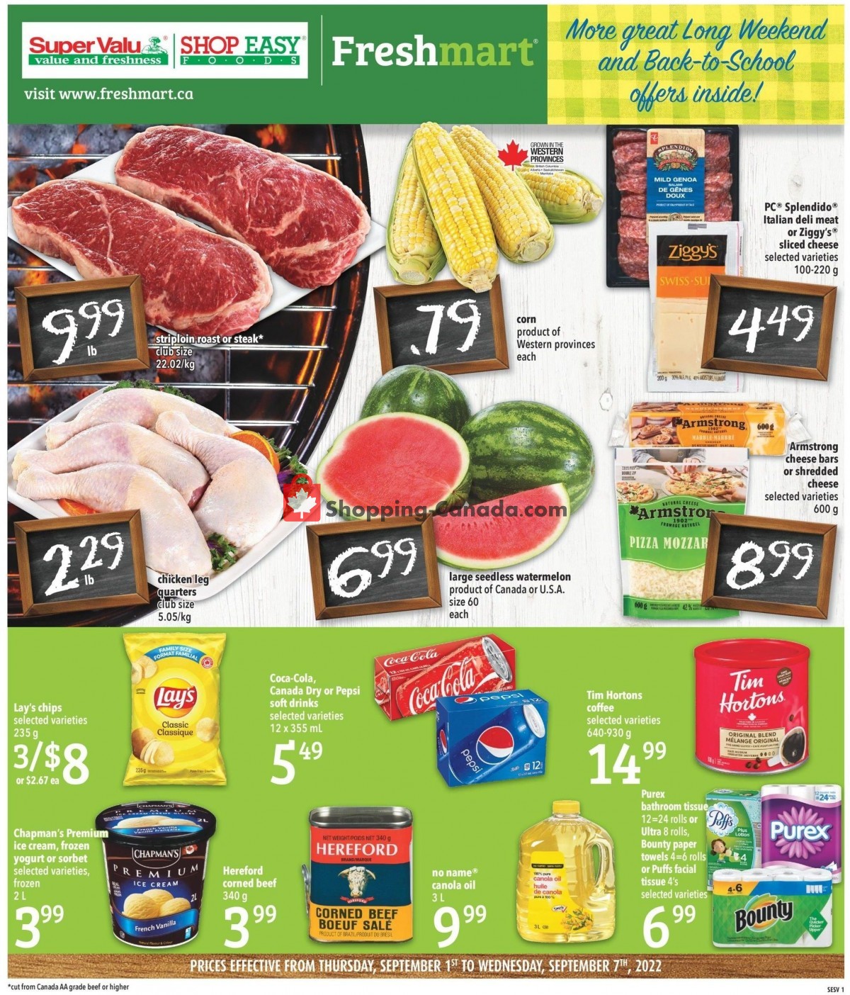 Shop Easy Foods & SuperValu Canada, flyer (Special Offer) September