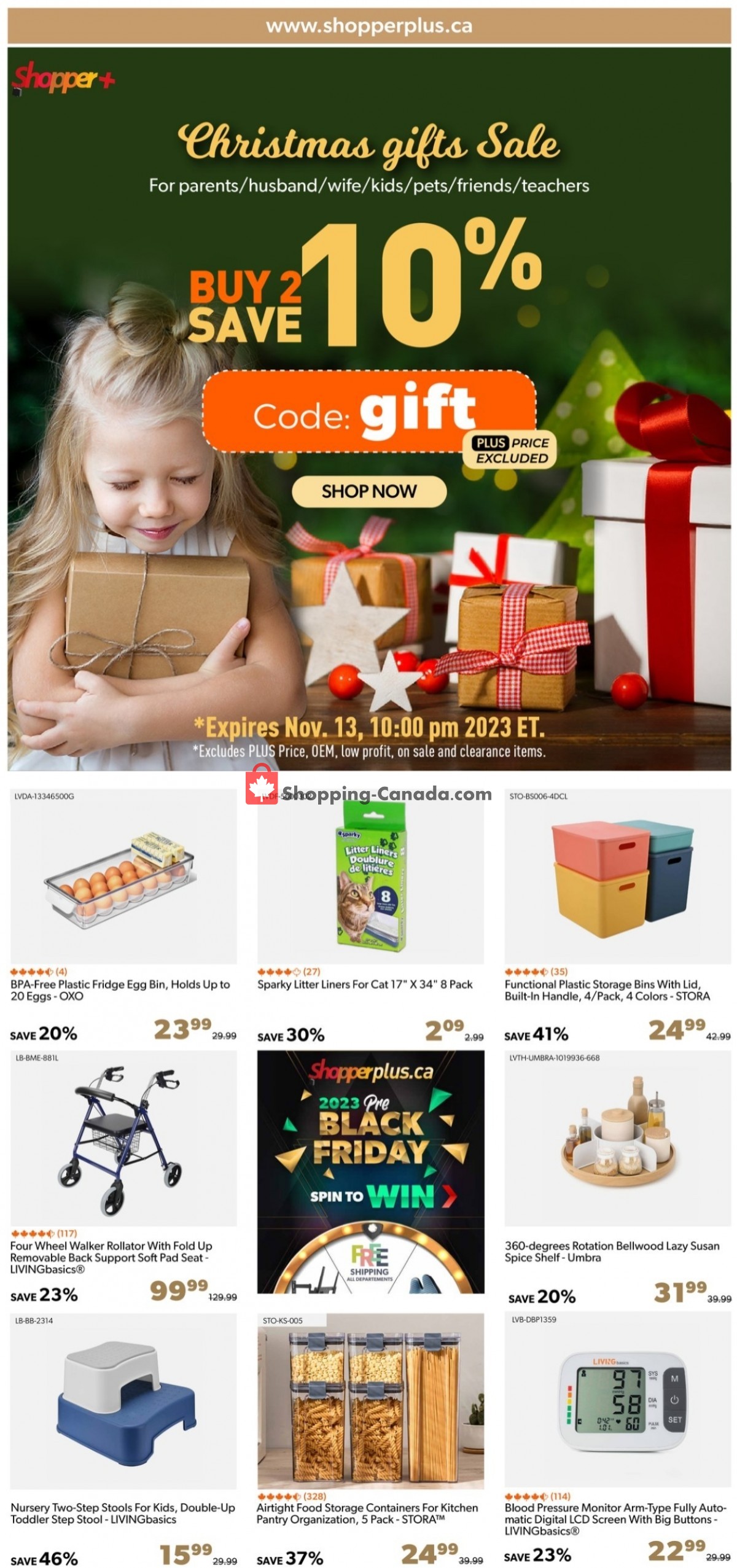 Shopper plus flyer from Tuesday November 7, 2023 to Tuesday November 14, 2023 - page 6