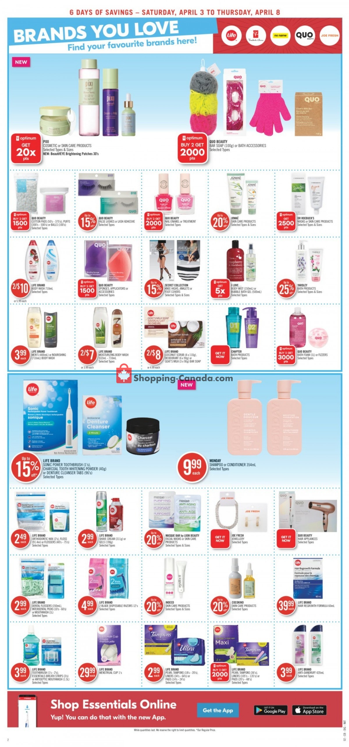 Shoppers Drug Mart flyer from Saturday April 3, 2021 to Thursday April 8, 2021 - page 14