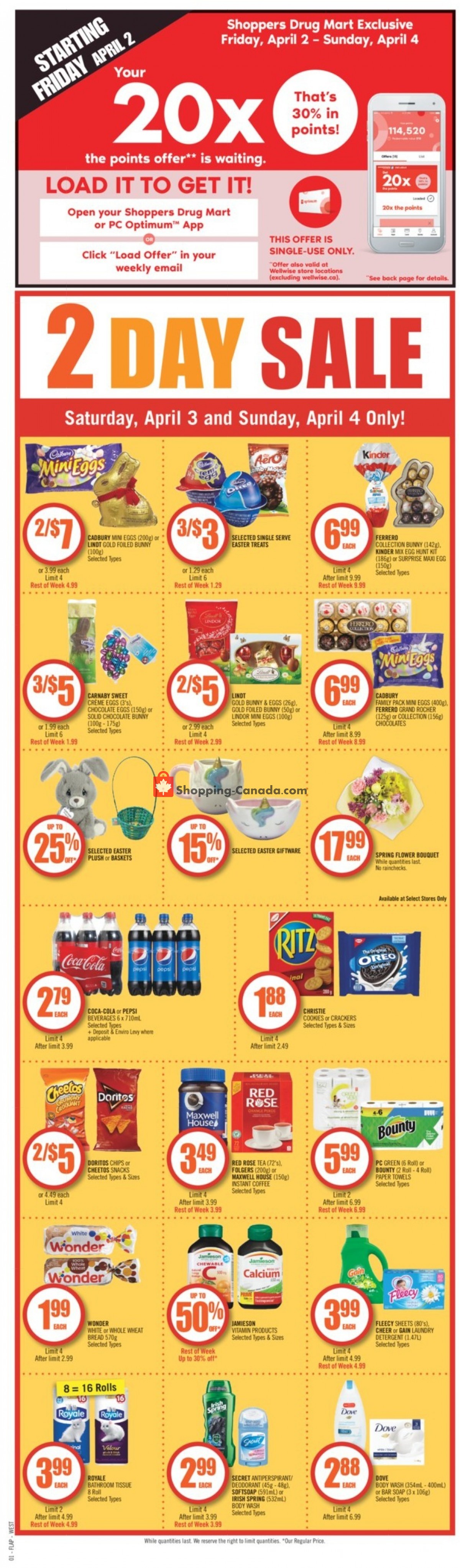Shoppers Drug Mart flyer from Saturday April 3, 2021 to Thursday April 8, 2021 - page 2