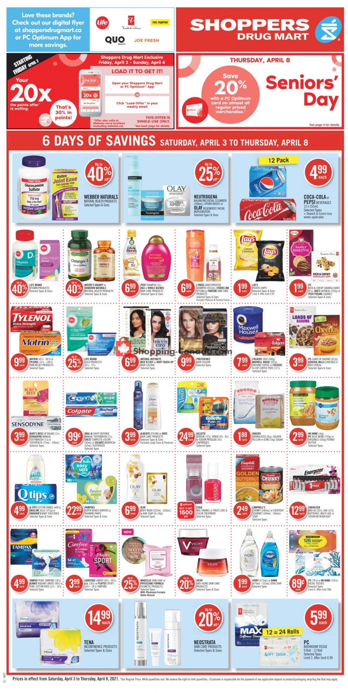 Shoppers Drug Mart flyer from Saturday April 3, 2021 to Thursday April 8, 2021 - page 4