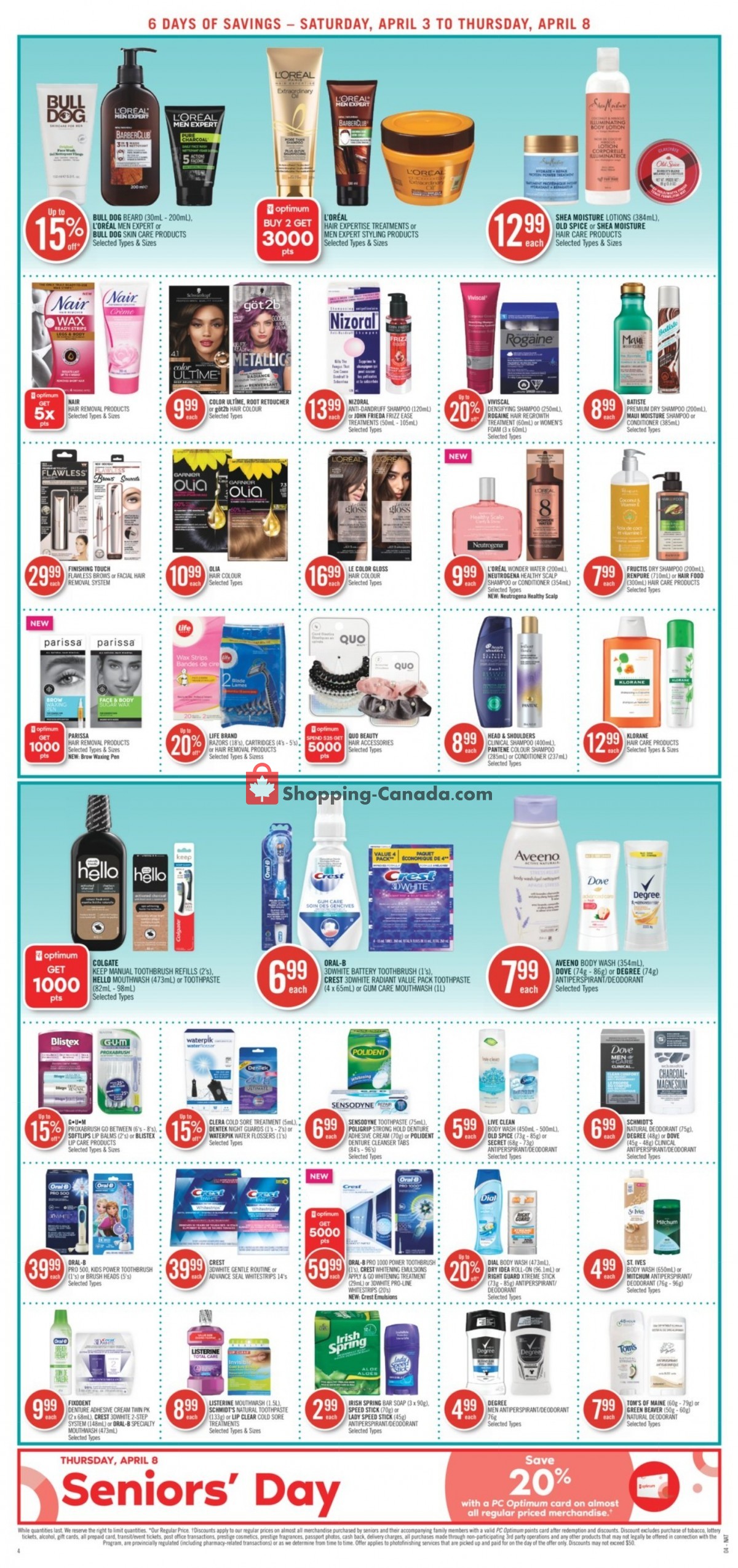 Shoppers Drug Mart flyer from Saturday April 3, 2021 to Thursday April 8, 2021 - page 7