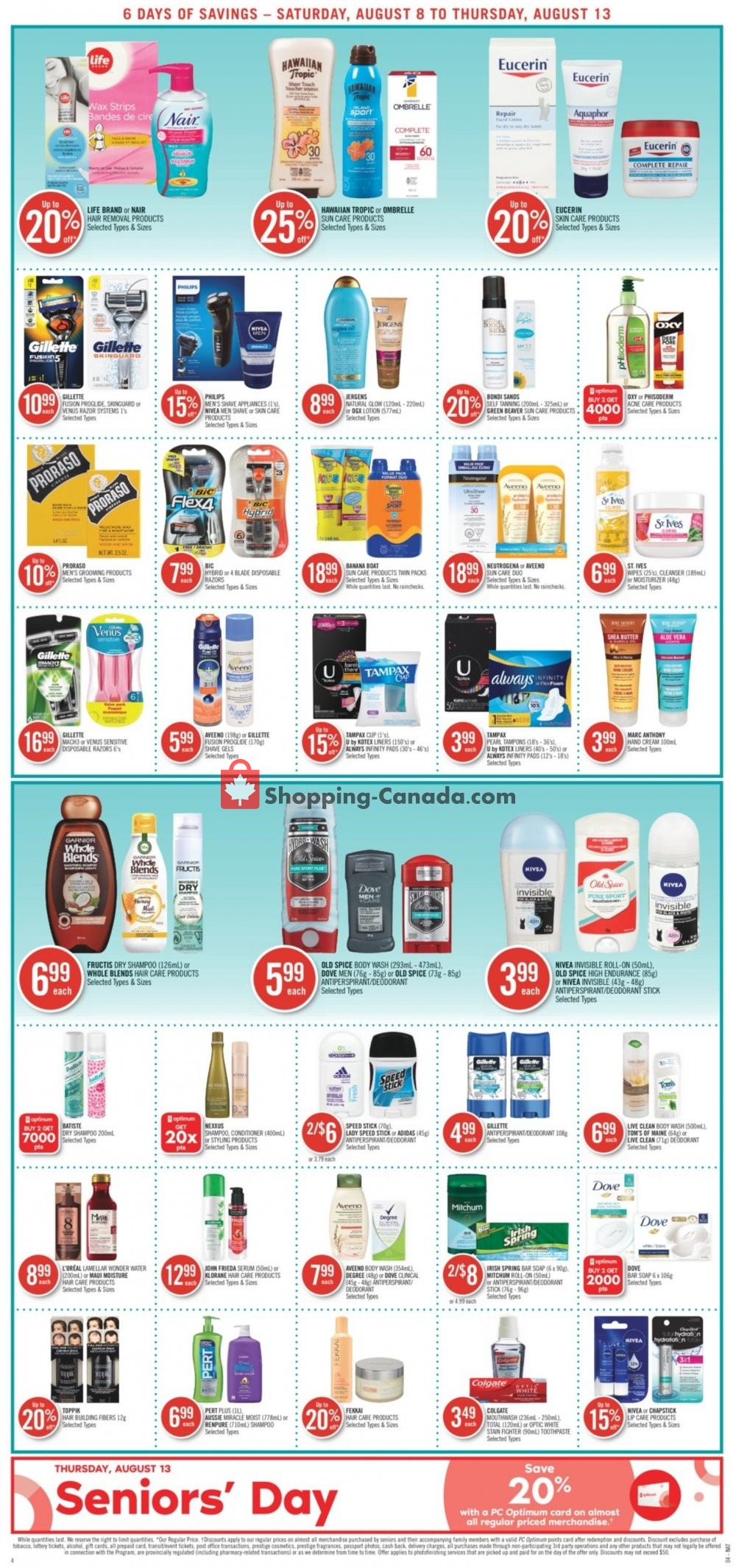 Shoppers Drug Mart flyer from Saturday August 8, 2020 to Thursday August 13, 2020 - page 11