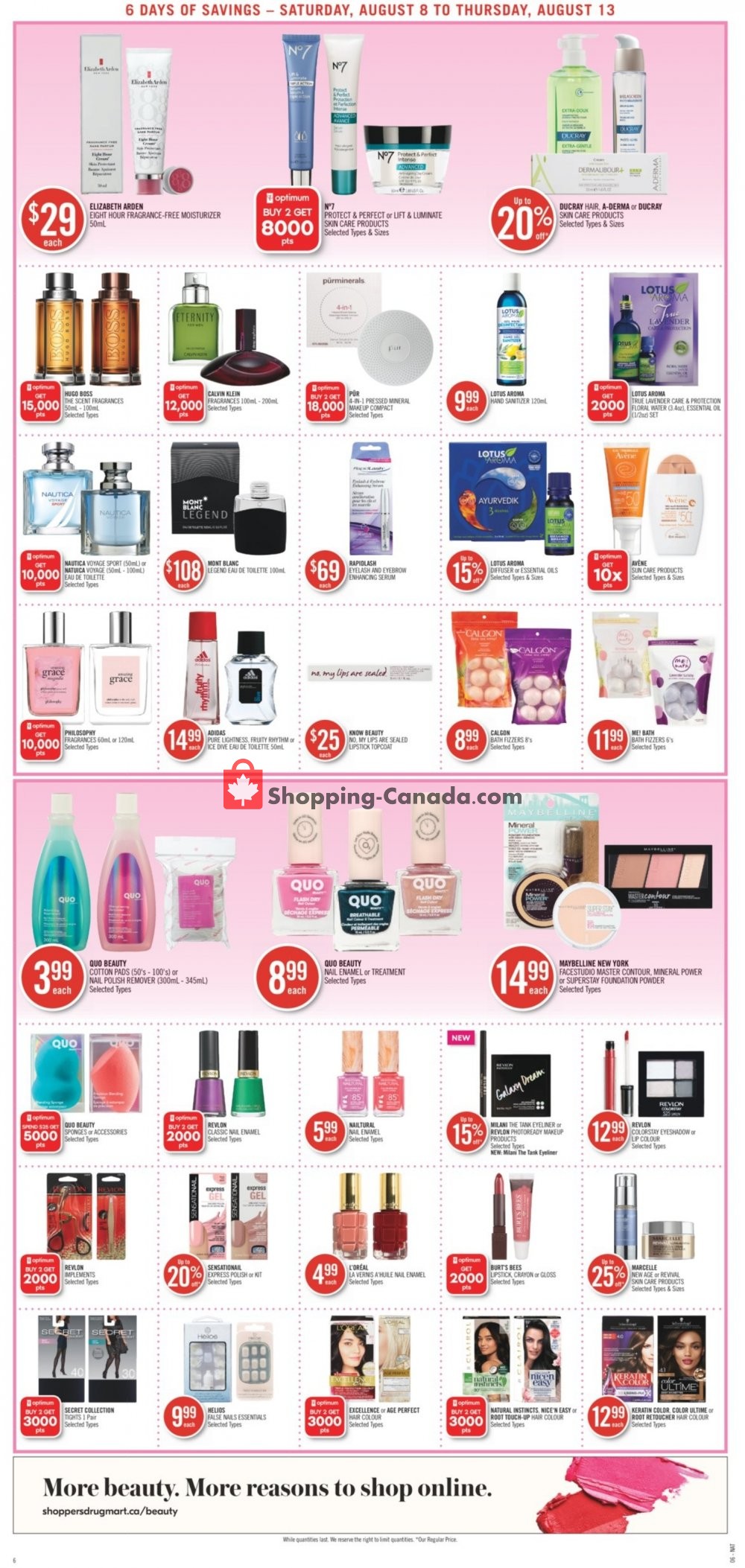 Shoppers Drug Mart flyer from Saturday August 8, 2020 to Thursday August 13, 2020 - page 13