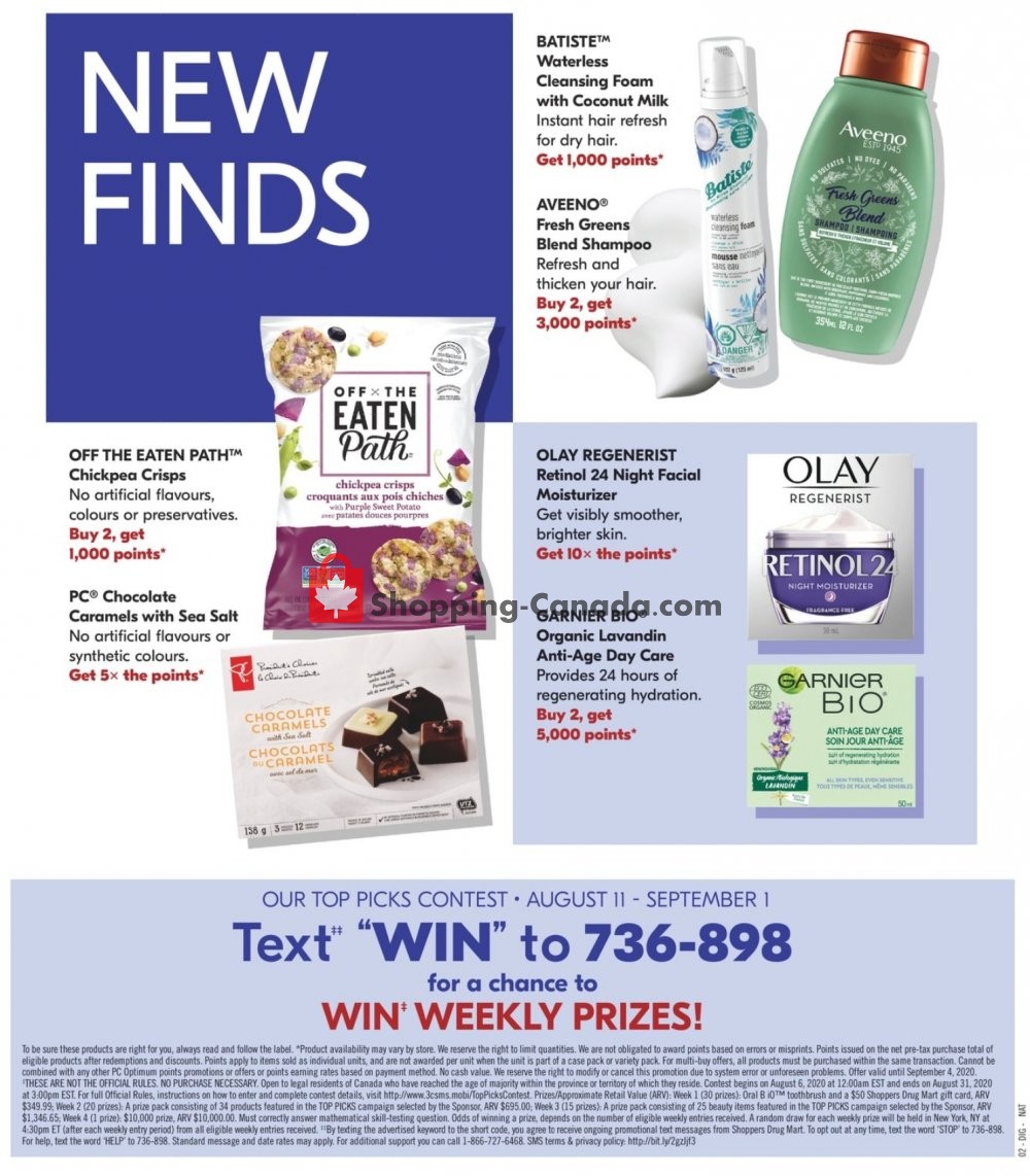 Shoppers Drug Mart flyer from Saturday August 8, 2020 to Thursday August 13, 2020 - page 19