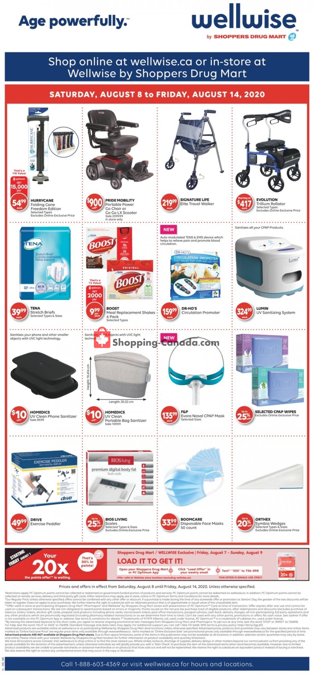 Shoppers Drug Mart flyer from Saturday August 8, 2020 to Thursday August 13, 2020 - page 20