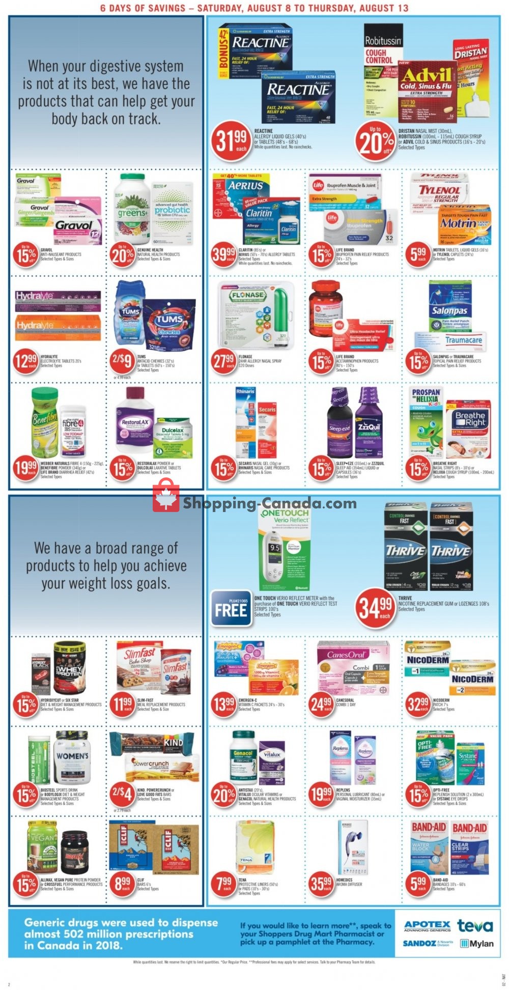 Shoppers Drug Mart flyer from Saturday August 8, 2020 to Thursday August 13, 2020 - page 5