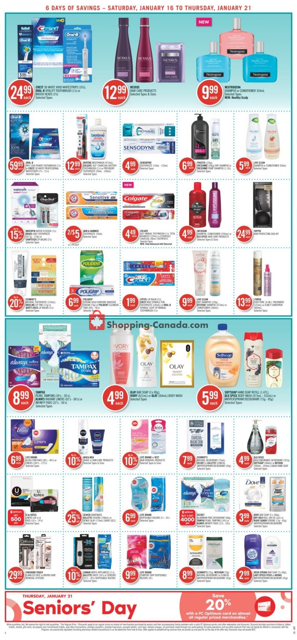 Shoppers Drug Mart flyer from Saturday January 16, 2021 to Thursday January 21, 2021 - page 15