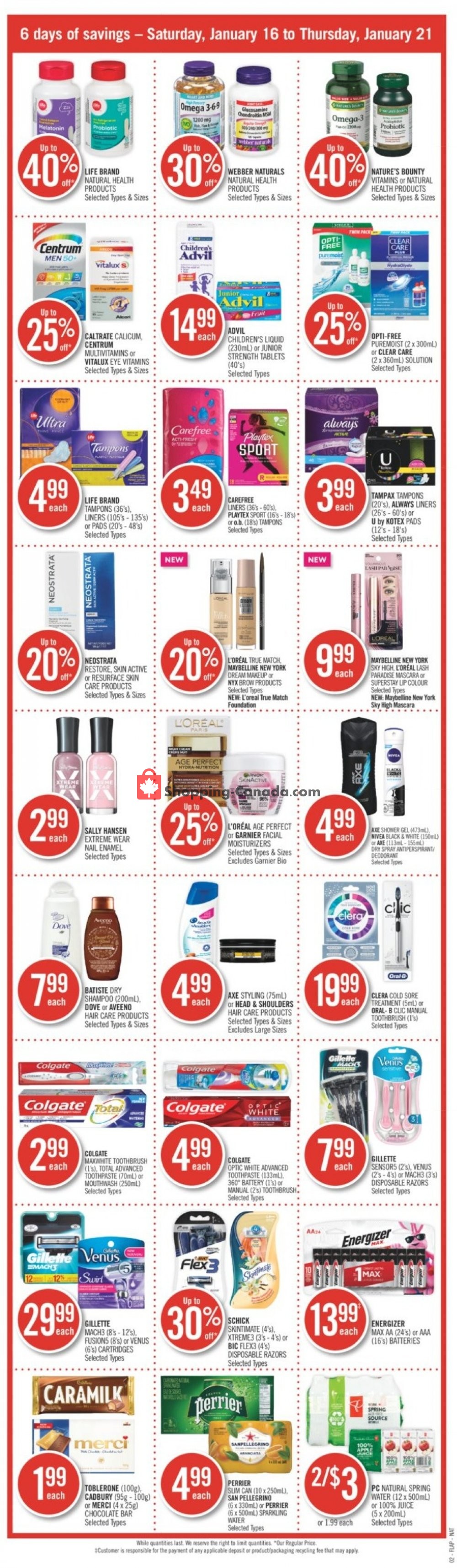 Shoppers Drug Mart flyer from Saturday January 16, 2021 to Thursday January 21, 2021 - page 3