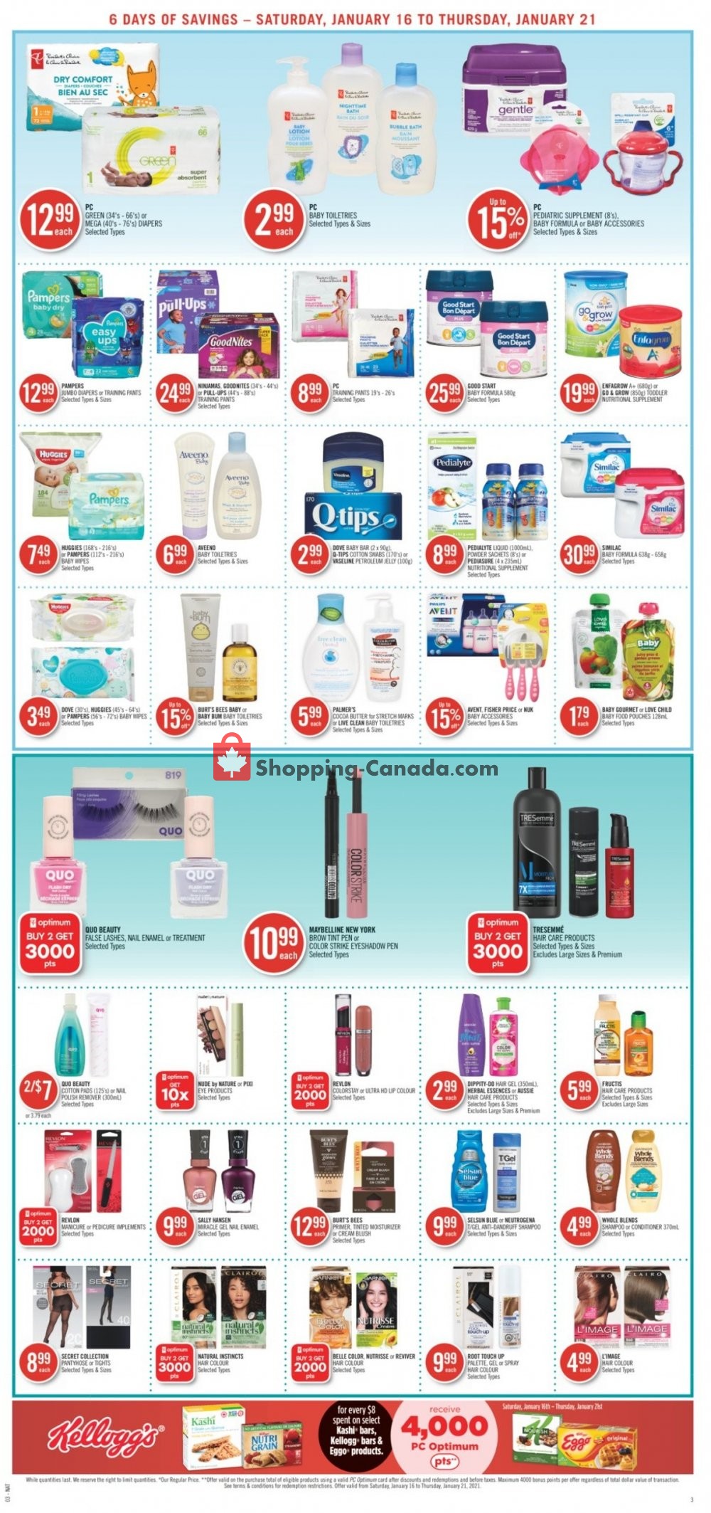 Shoppers Drug Mart flyer from Saturday January 16, 2021 to Thursday January 21, 2021 - page 6