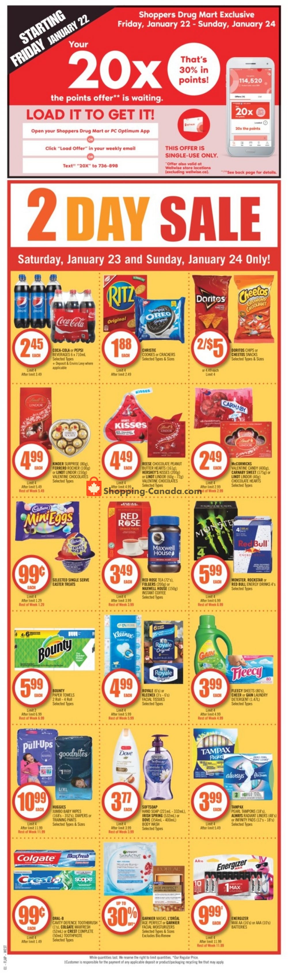 Shoppers Drug Mart flyer from Saturday January 23, 2021 to Thursday January 28, 2021 - page 2