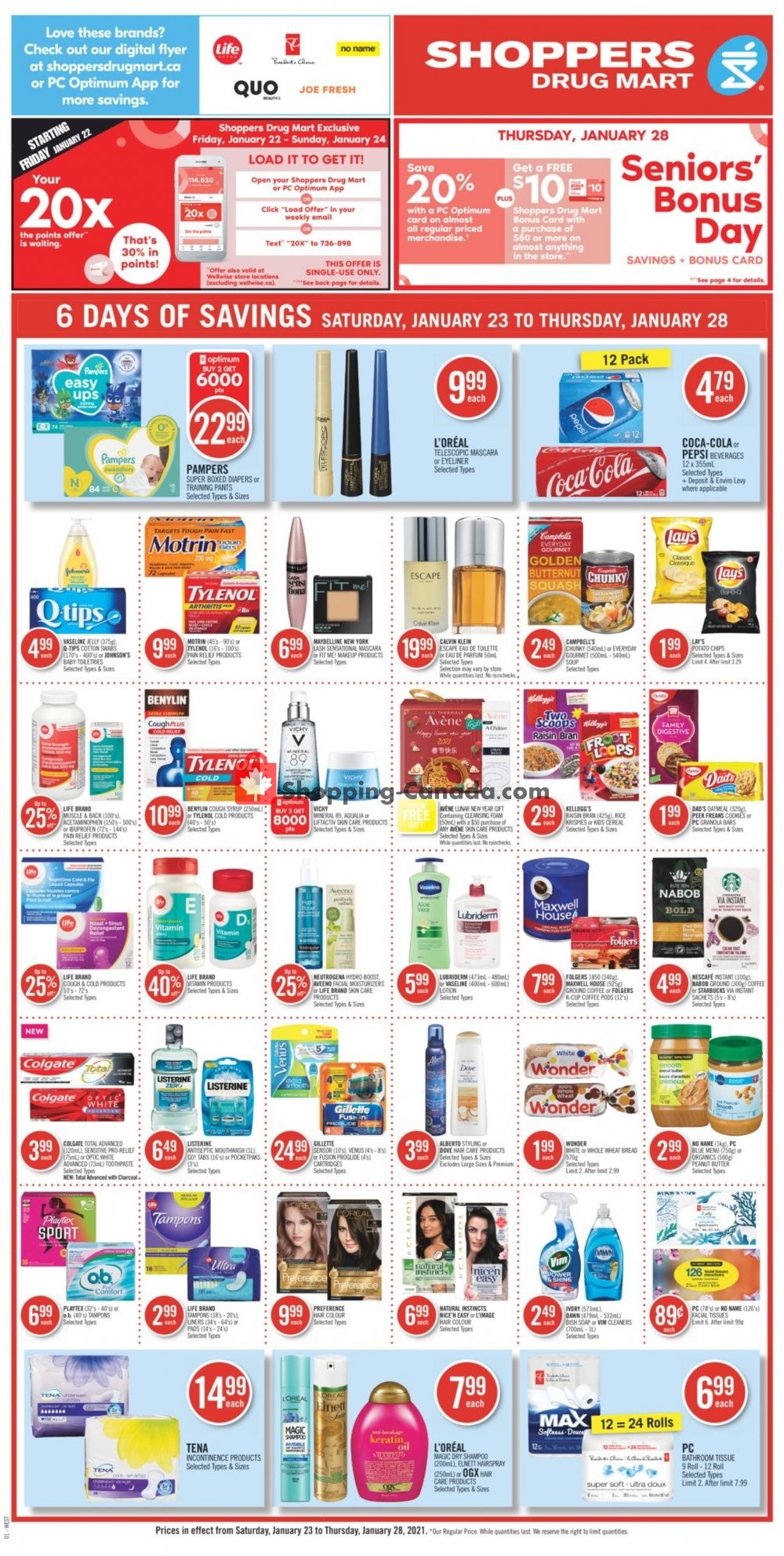 Shoppers Drug Mart flyer from Saturday January 23, 2021 to Thursday January 28, 2021 - page 4