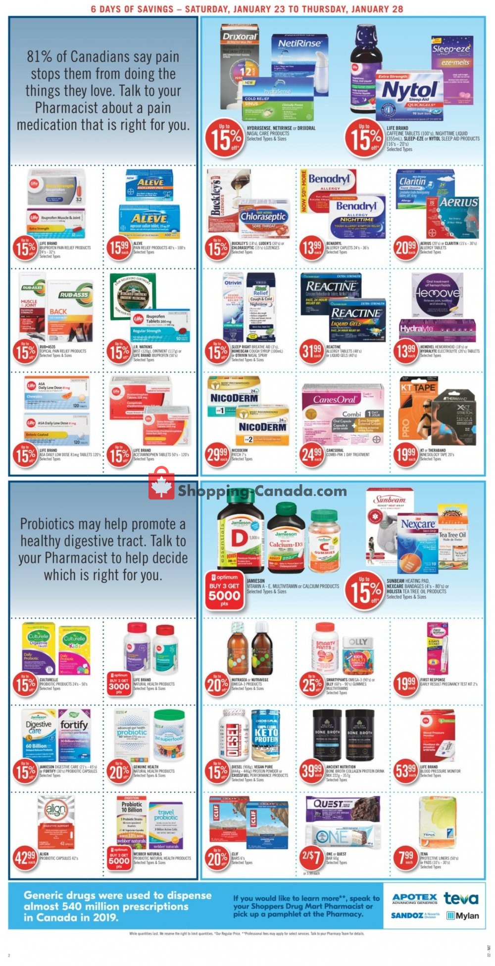 Shoppers Drug Mart flyer from Saturday January 23, 2021 to Thursday January 28, 2021 - page 5