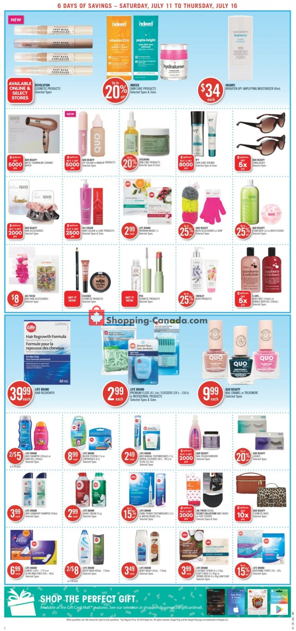 Shoppers Drug Mart flyer from Saturday July 11, 2020 to Thursday July 16, 2020 - page 10