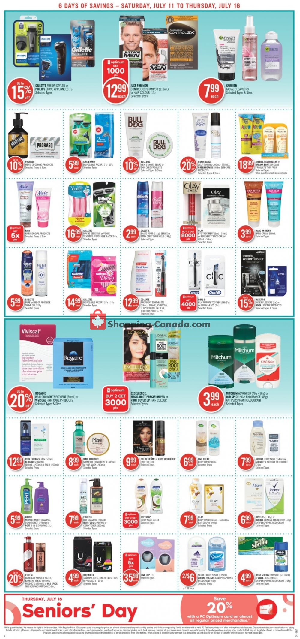 Shoppers Drug Mart flyer from Saturday July 11, 2020 to Thursday July 16, 2020 - page 11