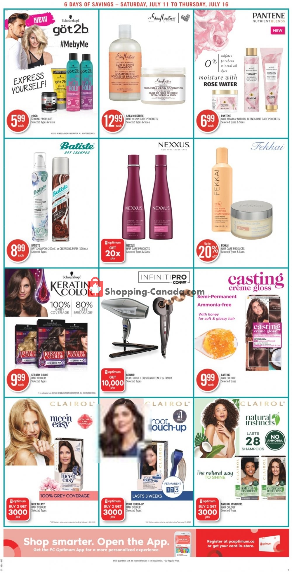 Shoppers Drug Mart flyer from Saturday July 11, 2020 to Thursday July 16, 2020 - page 14