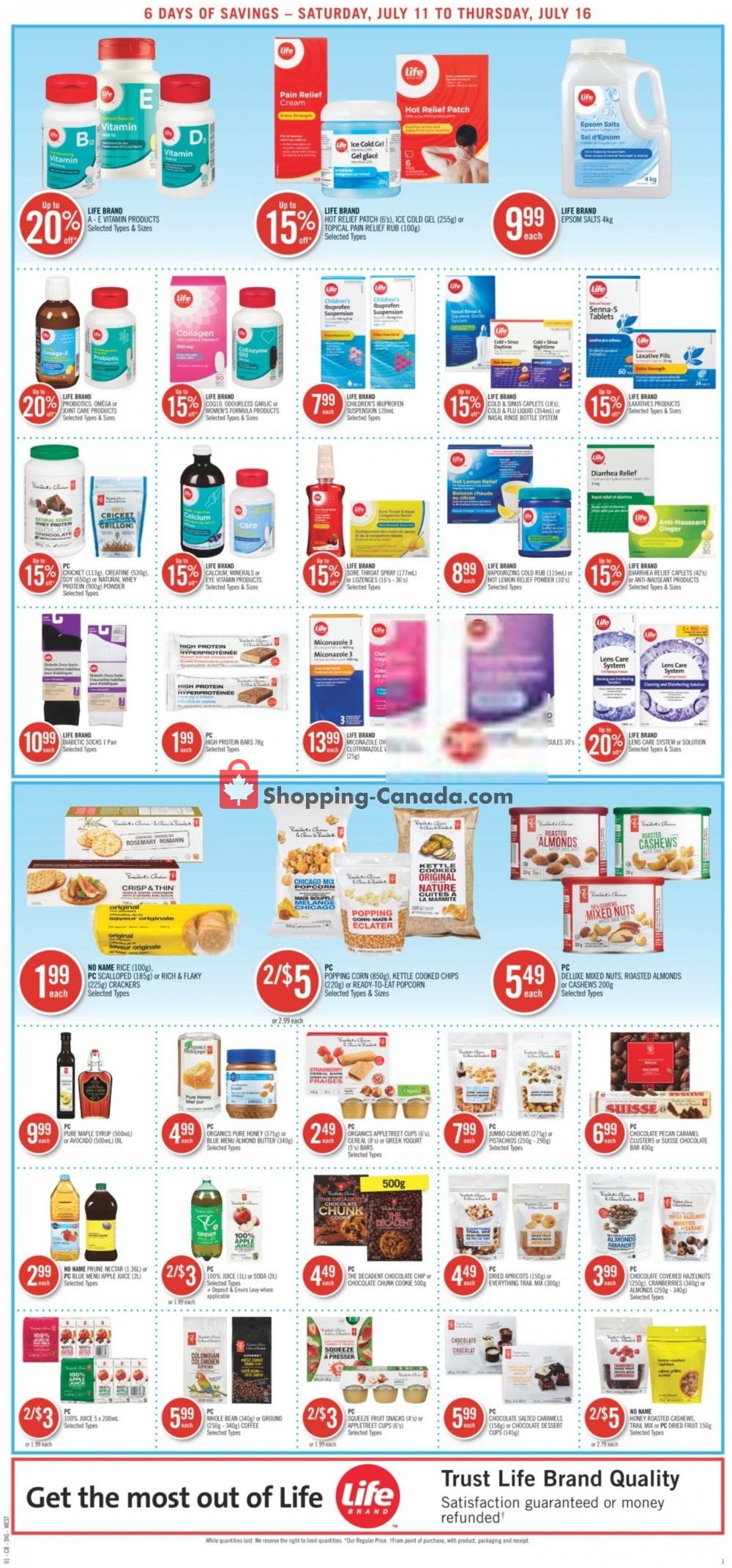 Shoppers Drug Mart flyer from Saturday July 11, 2020 to Thursday July 16, 2020 - page 7