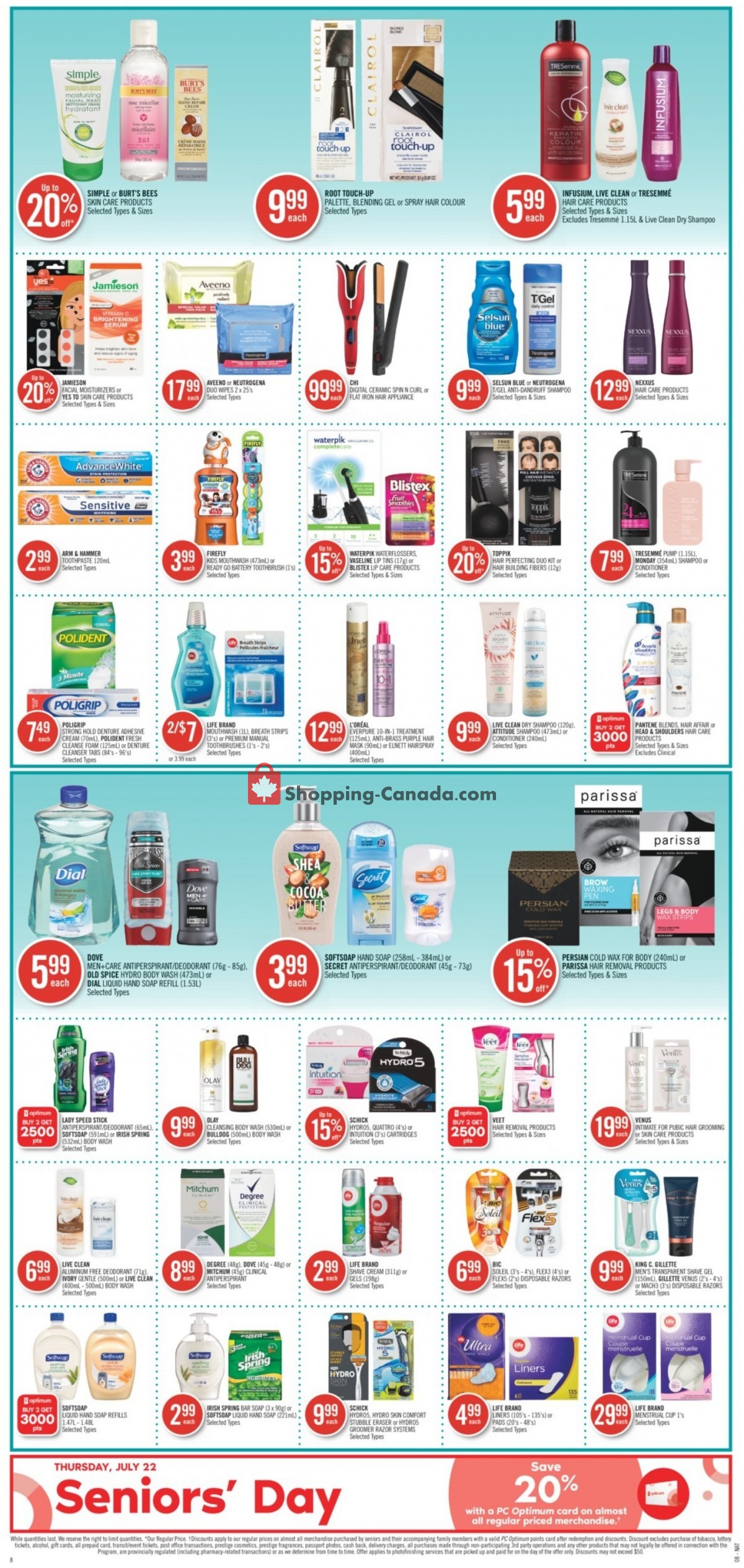 Shoppers Drug Mart flyer from Saturday July 17, 2021 to Friday July 23, 2021 - page 19