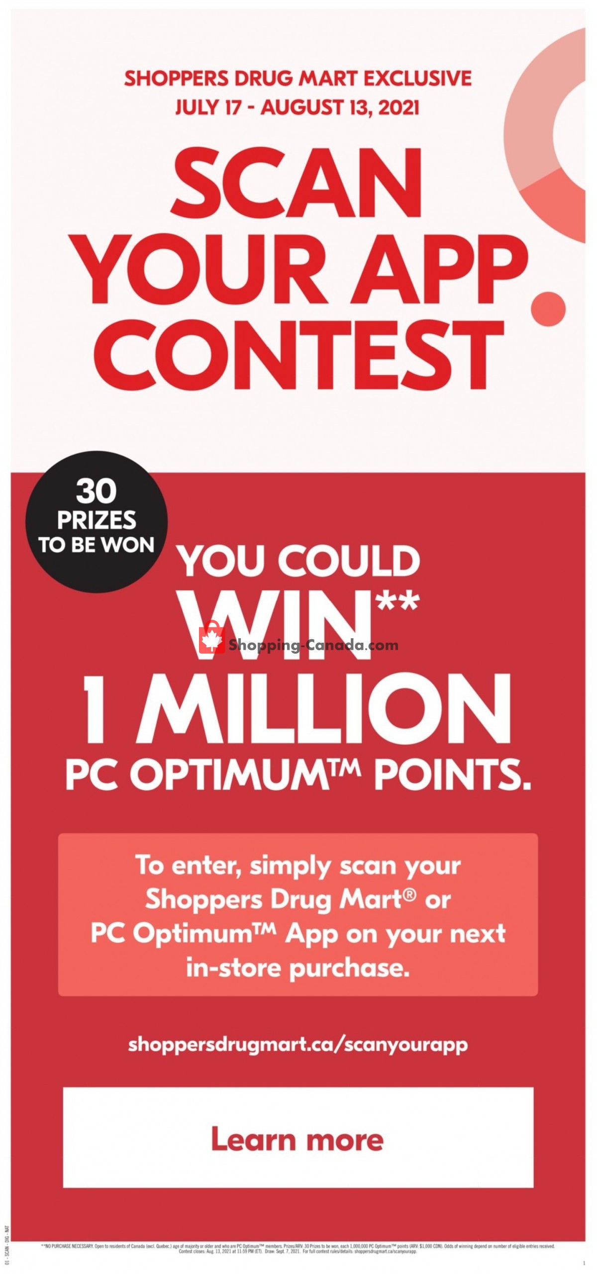 Shoppers Drug Mart flyer from Saturday July 17, 2021 to Friday July 23, 2021 - page 22