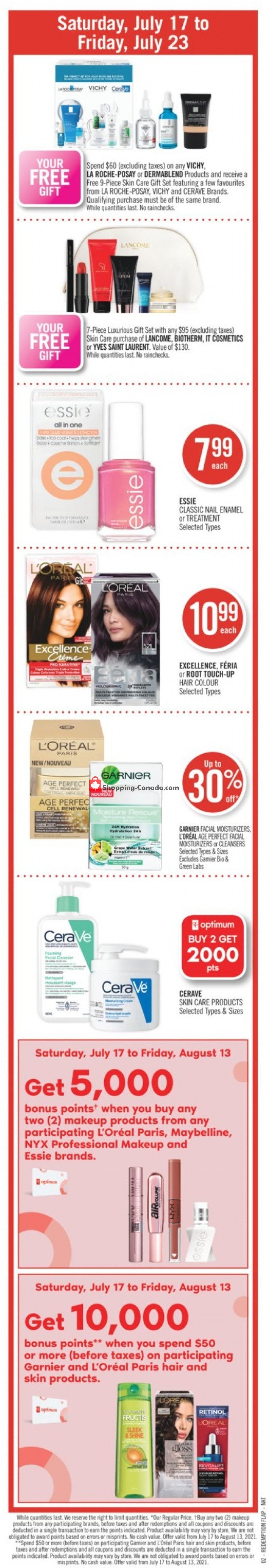 Shoppers Drug Mart flyer from Saturday July 17, 2021 to Friday July 23, 2021 - page 3