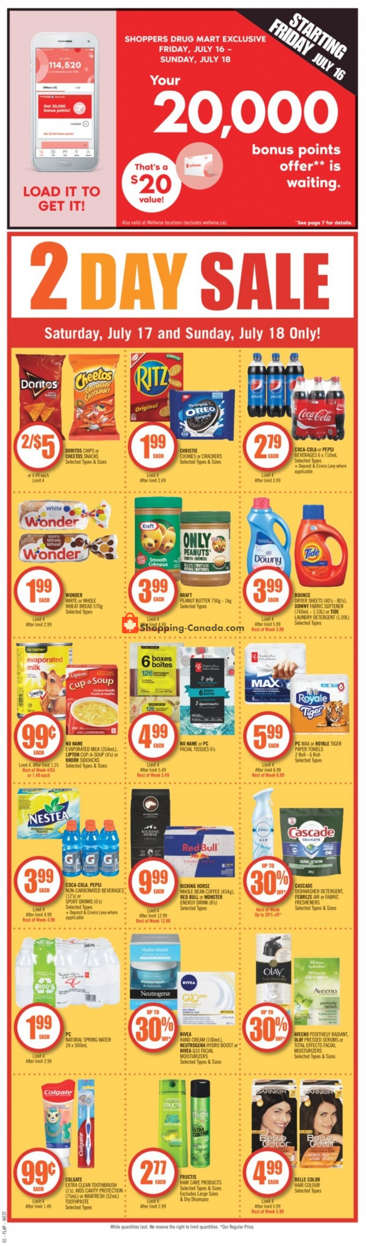 Shoppers Drug Mart flyer from Saturday July 17, 2021 to Friday July 23, 2021 - page 4