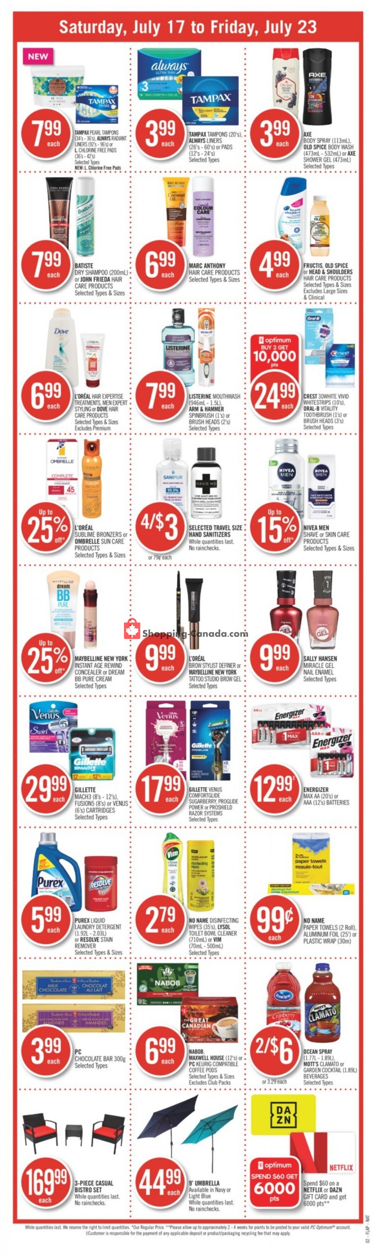 Shoppers Drug Mart flyer from Saturday July 17, 2021 to Friday July 23, 2021 - page 5