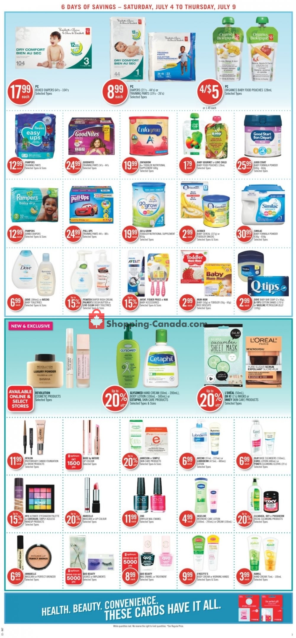 Shoppers Drug Mart flyer from Saturday July 4, 2020 to Thursday July 9, 2020 - page 6