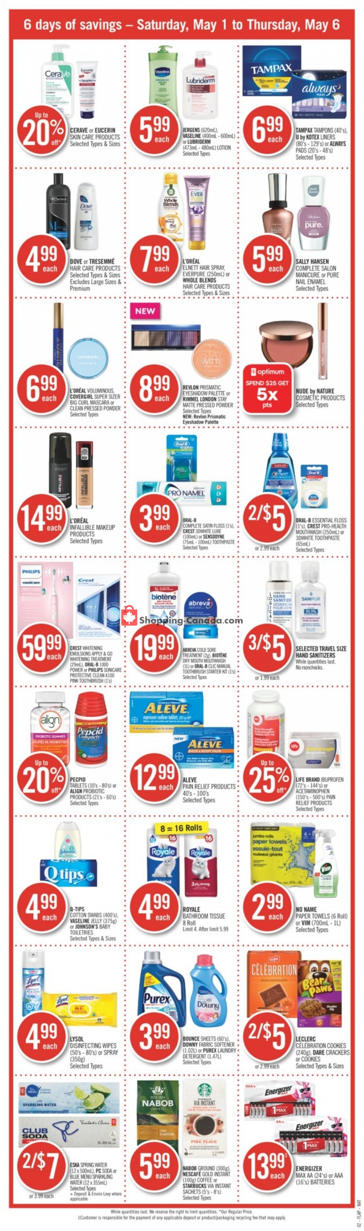 Shoppers Drug Mart flyer from Saturday May 1, 2021 to Thursday May 6, 2021 - page 3