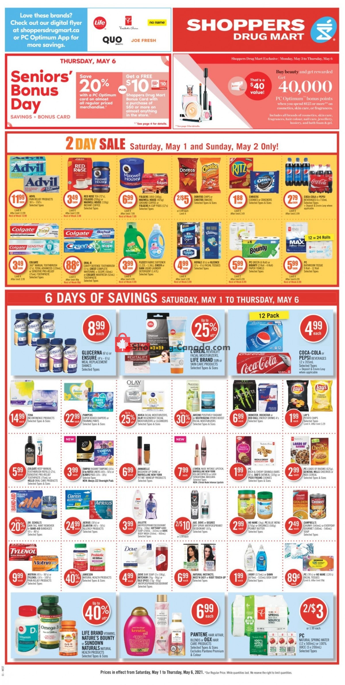 Shoppers Drug Mart flyer from Saturday May 1, 2021 to Thursday May 6, 2021 - page 4