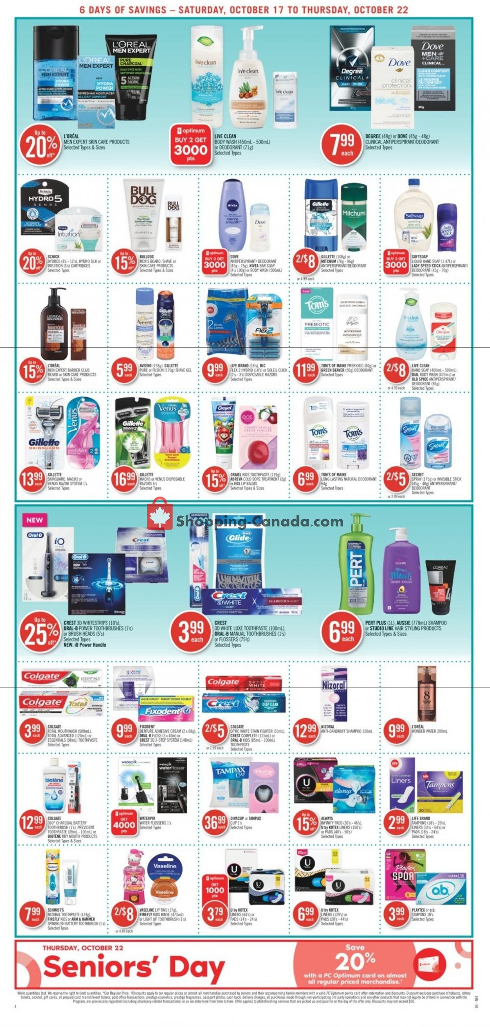 Shoppers Drug Mart flyer from Saturday October 17, 2020 to Thursday October 22, 2020 - page 11