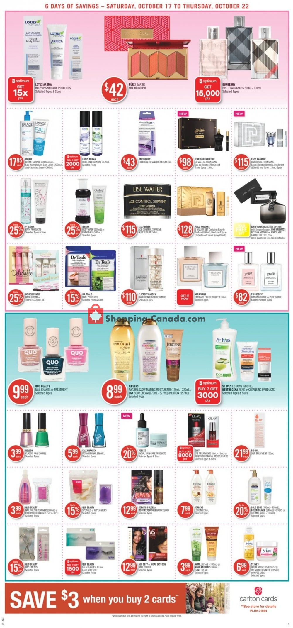 Shoppers Drug Mart flyer from Saturday October 17, 2020 to Thursday October 22, 2020 - page 17