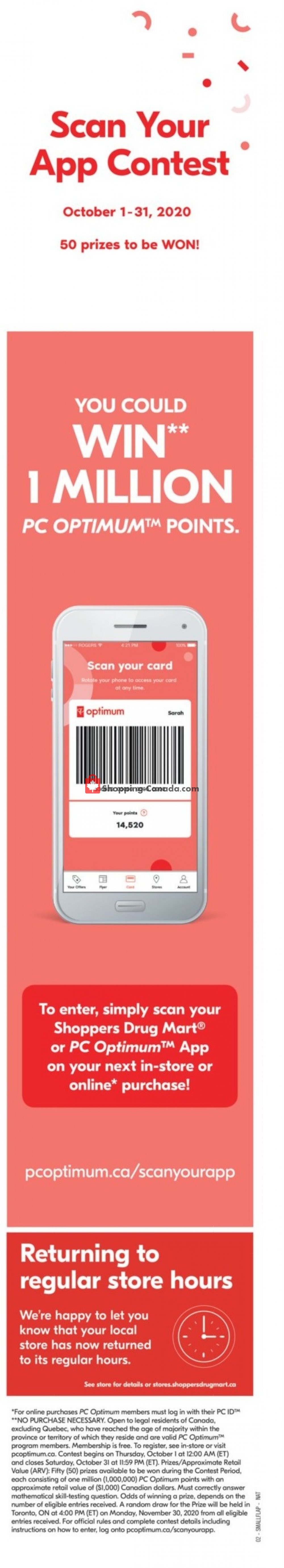 Shoppers Drug Mart flyer from Saturday October 17, 2020 to Thursday October 22, 2020 - page 3
