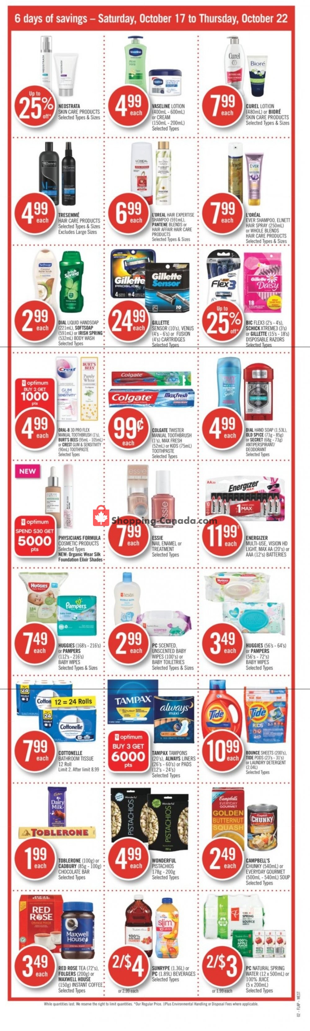Shoppers Drug Mart flyer from Saturday October 17, 2020 to Thursday October 22, 2020 - page 5