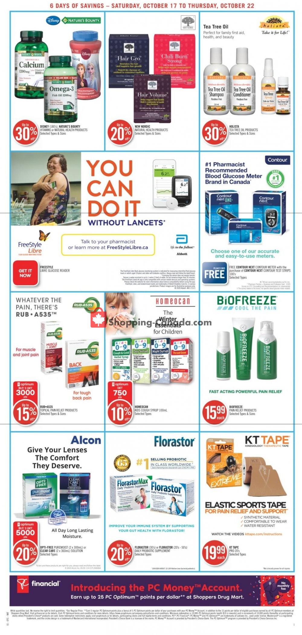 Shoppers Drug Mart flyer from Saturday October 17, 2020 to Thursday October 22, 2020 - page 9