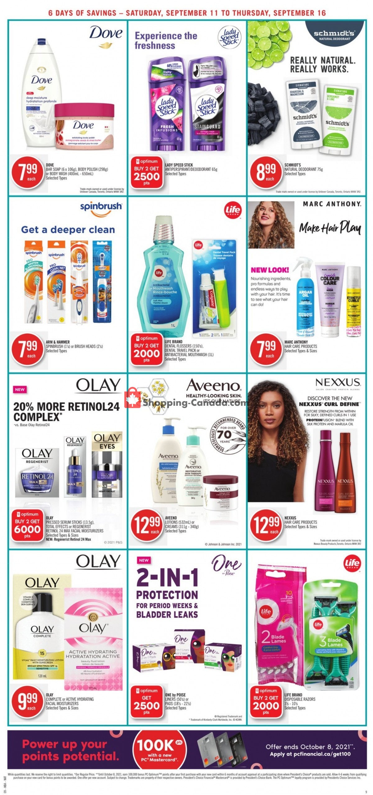 Shoppers Drug Mart flyer from Saturday September 11, 2021 to Thursday September 16, 2021 - page 15