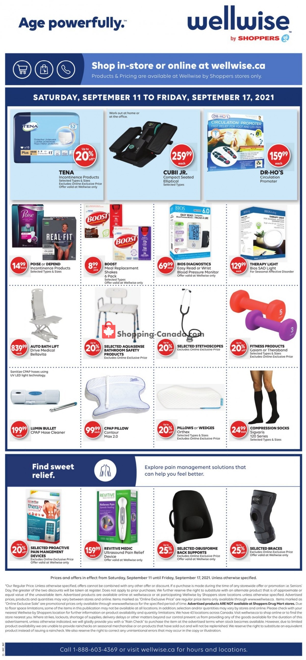 Shoppers Drug Mart flyer from Saturday September 11, 2021 to Thursday September 16, 2021 - page 19