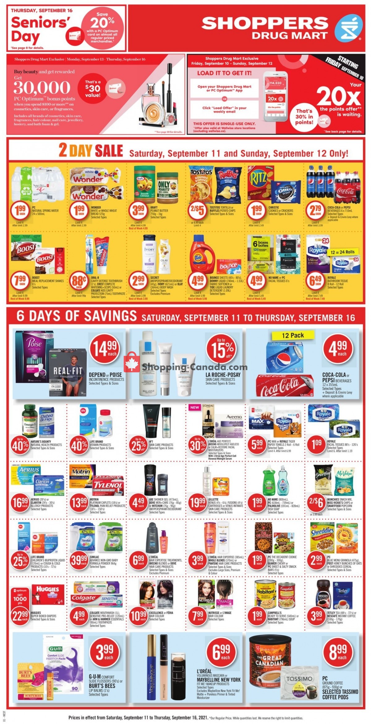 Shoppers Drug Mart flyer from Saturday September 11, 2021 to Thursday September 16, 2021 - page 3