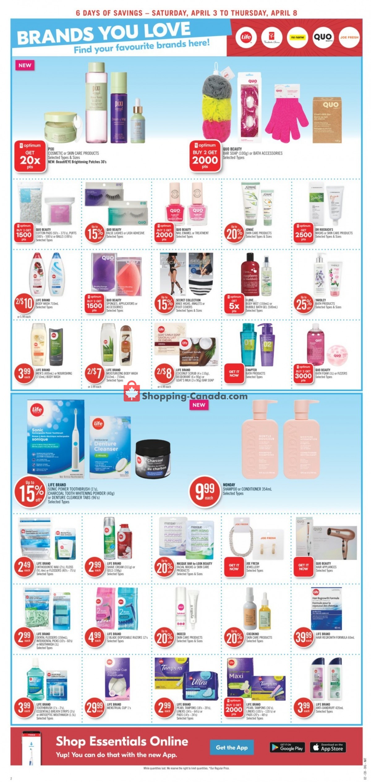 Shoppers Drug Mart flyer from Saturday April 3, 2021 to Thursday April 8, 2021 - page 14
