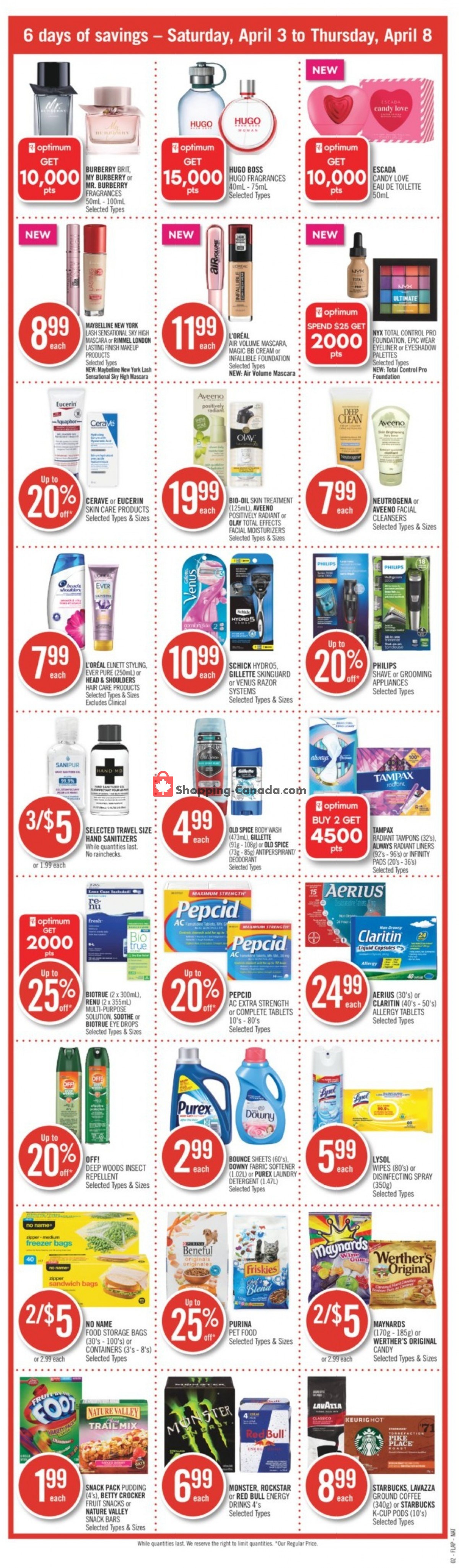 Shoppers Drug Mart flyer from Saturday April 3, 2021 to Thursday April 8, 2021 - page 3