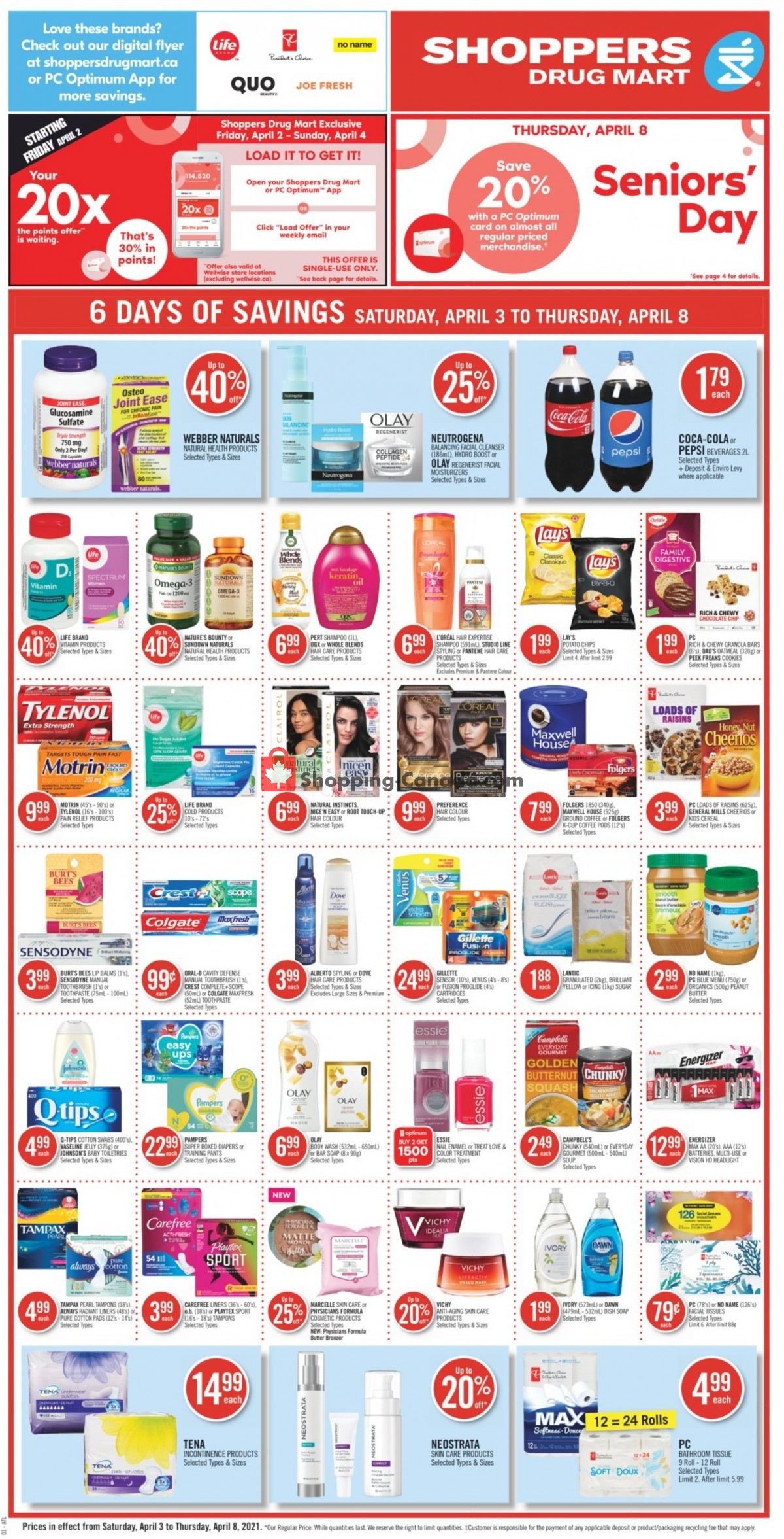 Shoppers Drug Mart flyer from Saturday April 3, 2021 to Thursday April 8, 2021 - page 4