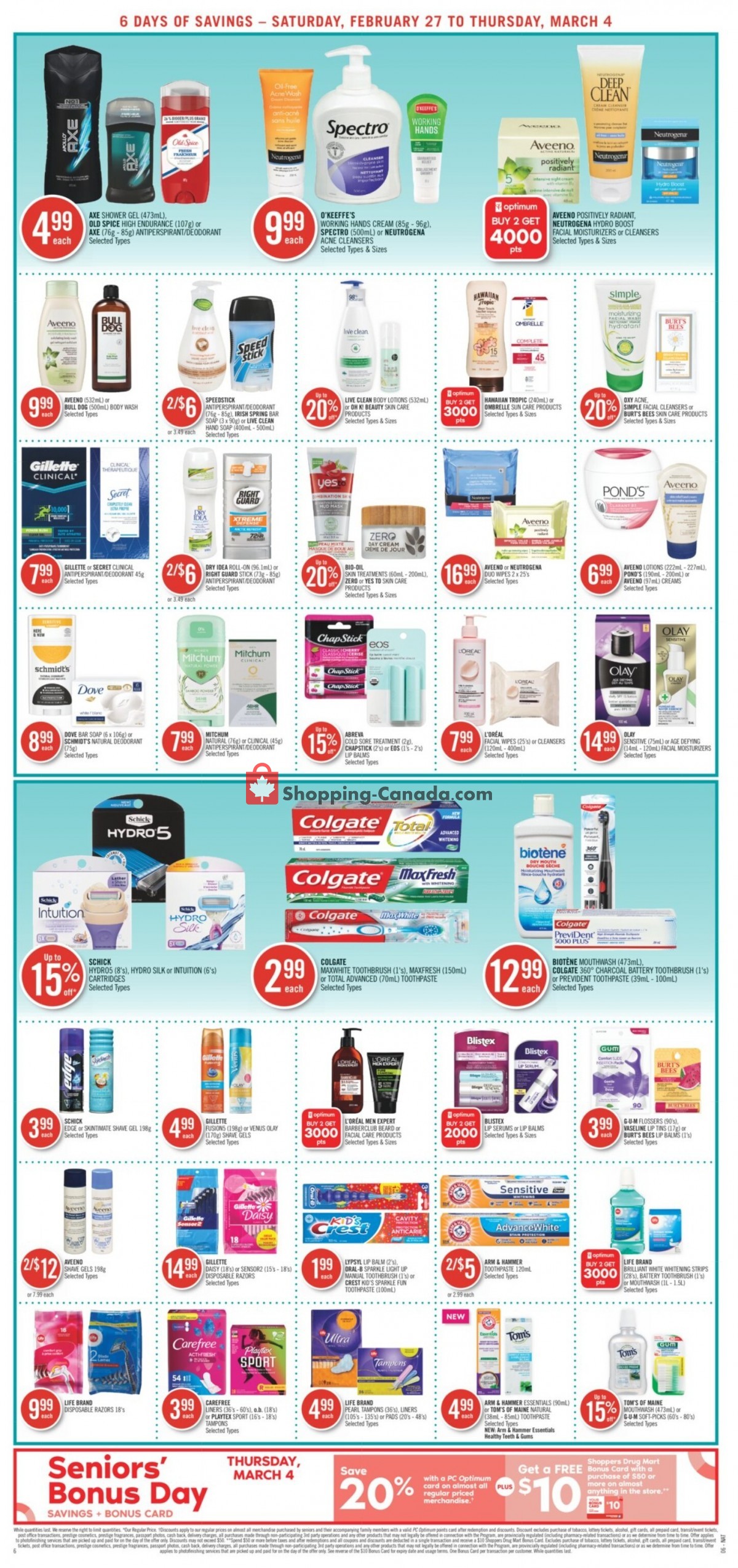 Shoppers Drug Mart flyer from Saturday February 27, 2021 to Thursday March 4, 2021 - page 14