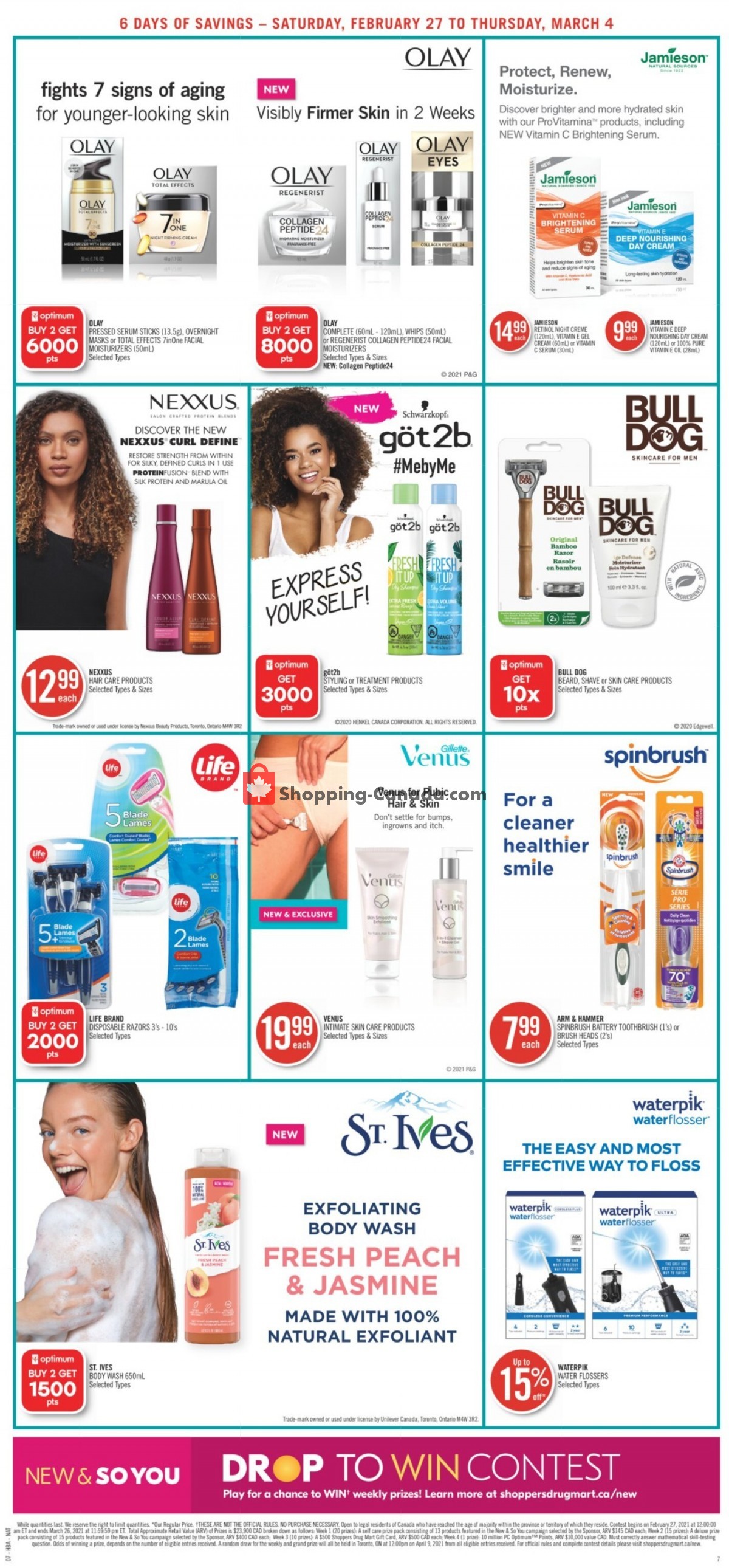 Shoppers Drug Mart flyer from Saturday February 27, 2021 to Thursday March 4, 2021 - page 15