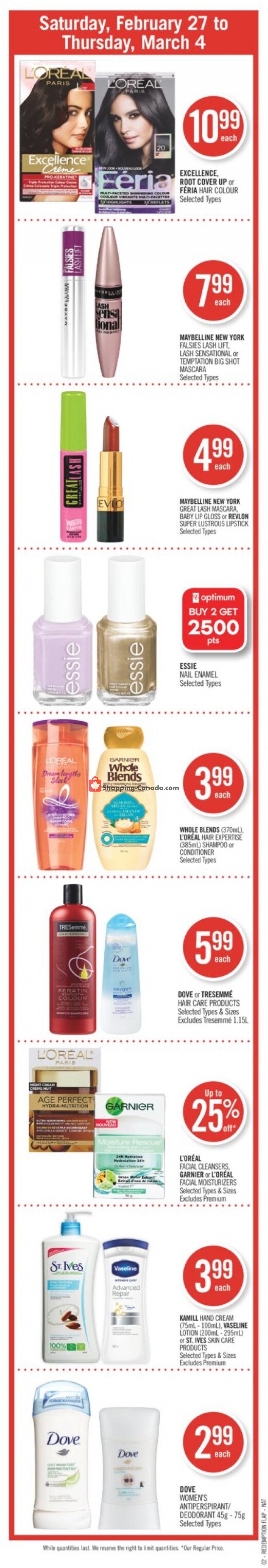 Shoppers Drug Mart flyer from Saturday February 27, 2021 to Thursday March 4, 2021 - page 3